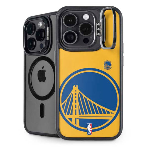 NBA Golden State Warriors Large Logo iPhone 15 Pro Kickstand Case